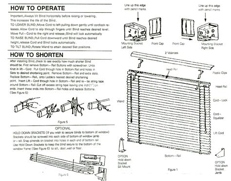 mini blinds installation instructions